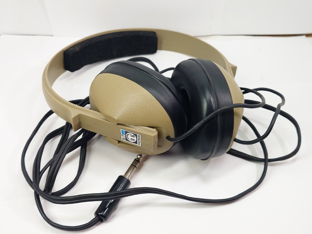 Koss K/7 K7 Dynamic Stereophone Stereo On the Ear Headphones VINTAGE